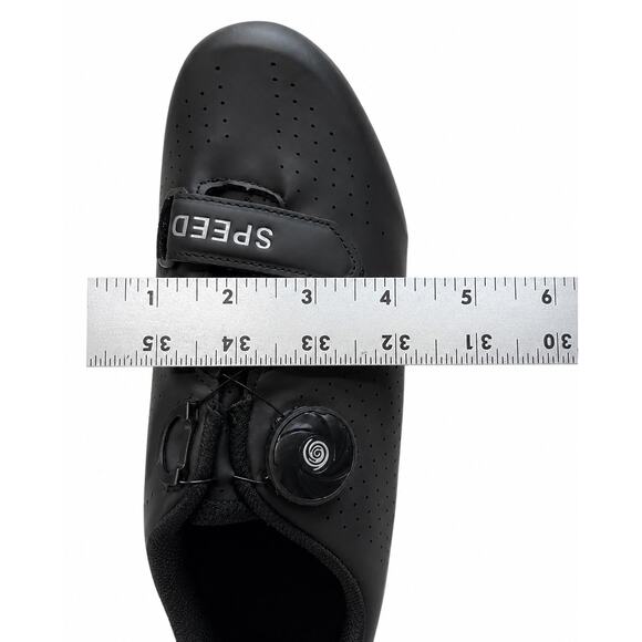Speed Black Cycling Shoes EU 39 Road Bike Spin Class 3-Bolt Dial Closure